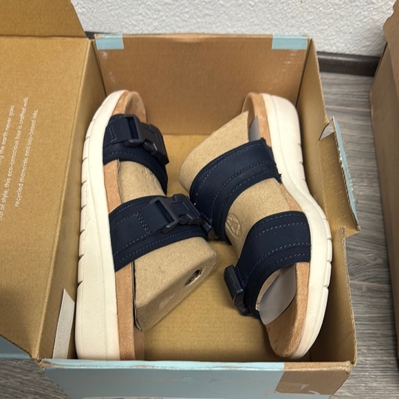 LifeStride Power Slide Sandal In Navy - Picture 3 of 6